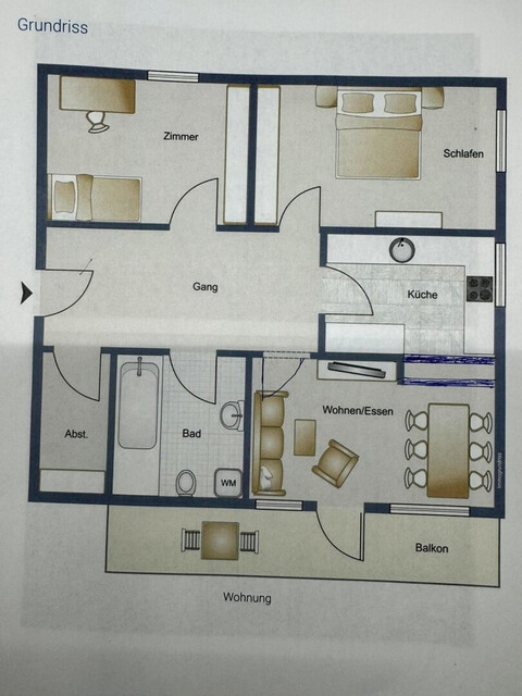 Moderne 3-Zi-Wohnung mit schönem Aussichtsbalkon ab Juli zu vermieten!