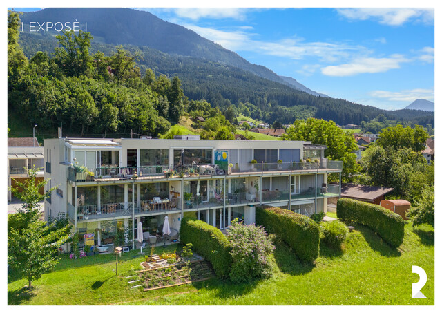 VERMIETETE 2-ZIMMER-GARTENWOHNUNG MIT BERGPANORAMA IN SATTEINS