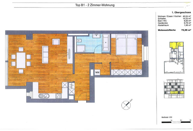 2 Zimmer Wohnung /Büro Nähe Landesgericht