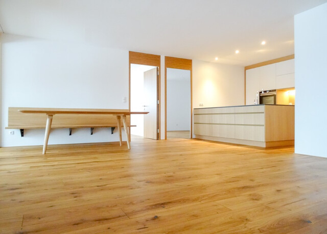 Exklusive 3- Zimmerwohnung mit Garten und Bergblick (Neubau)