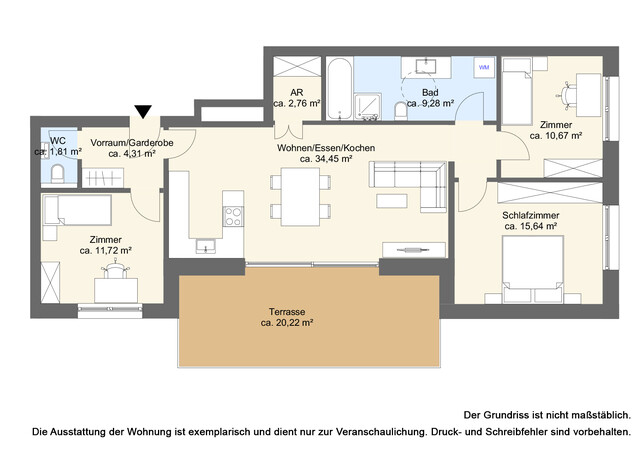 Ruhig gelegene 4 ZImmerwohnung 