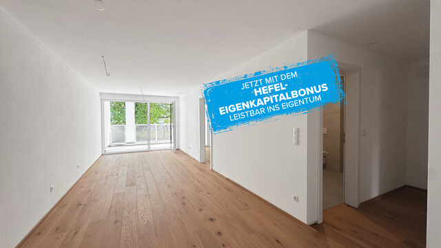 Zentral wohnen & Ruhe genießen – 2-Zimmer-Neubauwohnung
