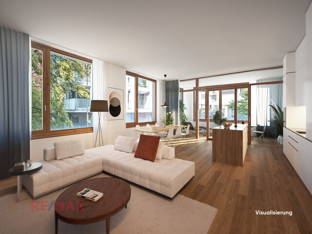 Erstbezug! 3-Zimmer-Wohnung mit Loggia in Toplage