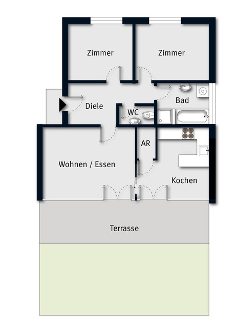 Gartenwohnung in schönster Wohnlage in Rankweil