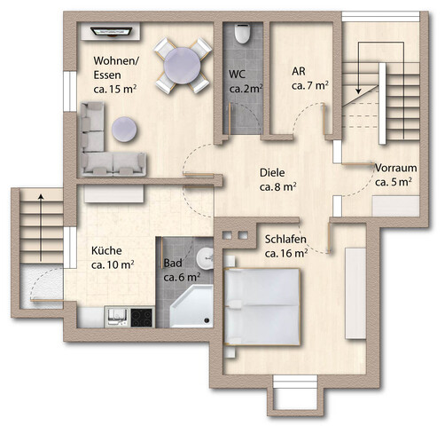 Raum für Ihr Familienglück: Wohnen, wo die Sonne zuhause ist – Haus mit flexibler Nutzung in Sulz