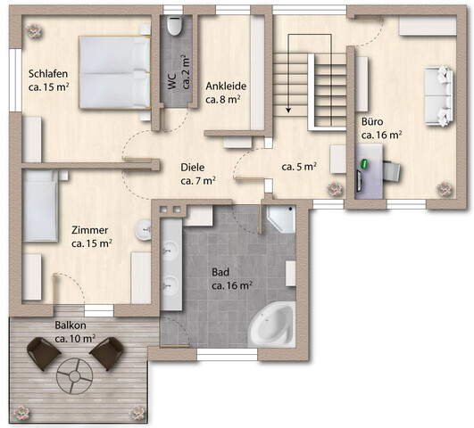 Raum für Ihr Familienglück: Wohnen, wo die Sonne zuhause ist – Haus mit flexibler Nutzung in Sulz