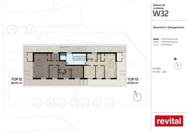 Widum 32 - Gartenwohnung in ruhiger Zentrumslage von Lustenau - Top 1