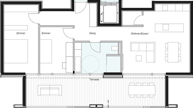 Gartenwohnung mit großer Terrasse, Garten & Garage!