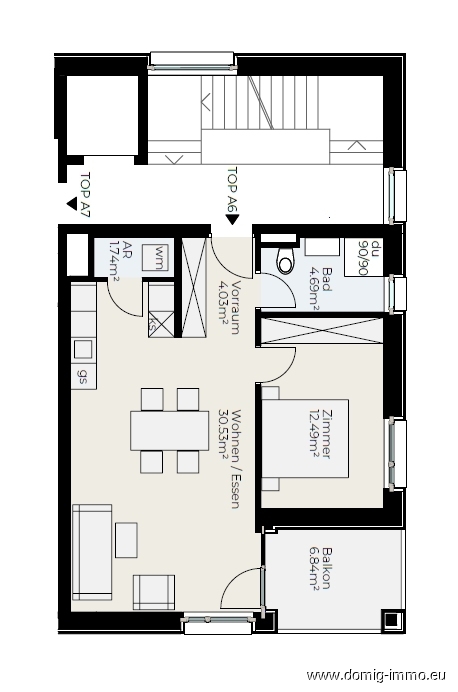 Wohnen mit Komfort in Rankweil – barrierefrei, modern und provisionsfrei | Haus A - TOP 6