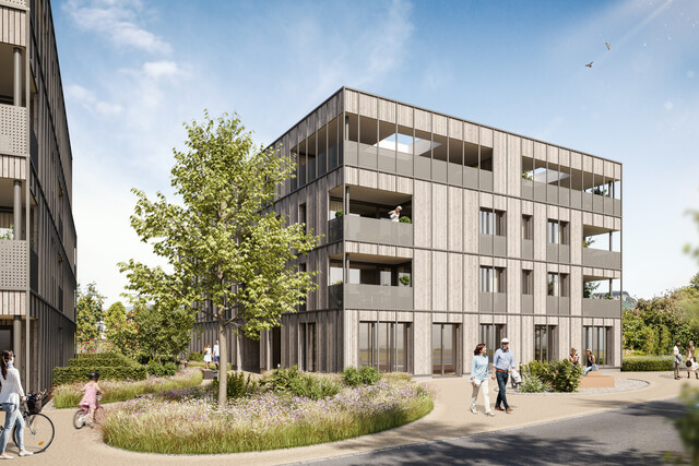 Lauterach bei Bregenz: Außergewöhnliche 4 Zimmer Penthouse Wohnung im Klosterquartier