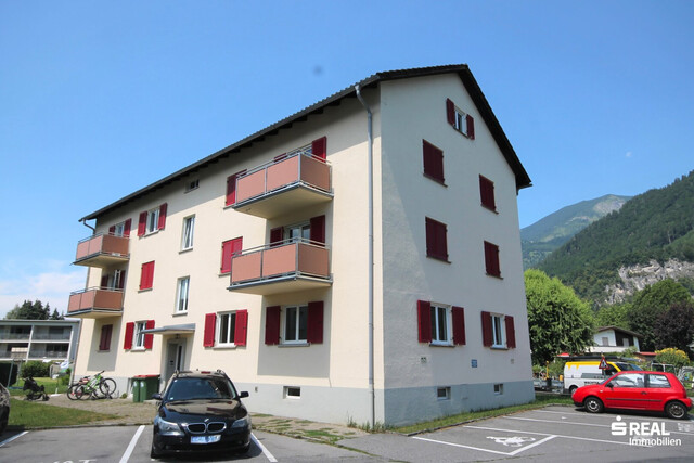 Gut gelegene 3-Zimmerwohnung in ruhiger Lage in Bludenz!