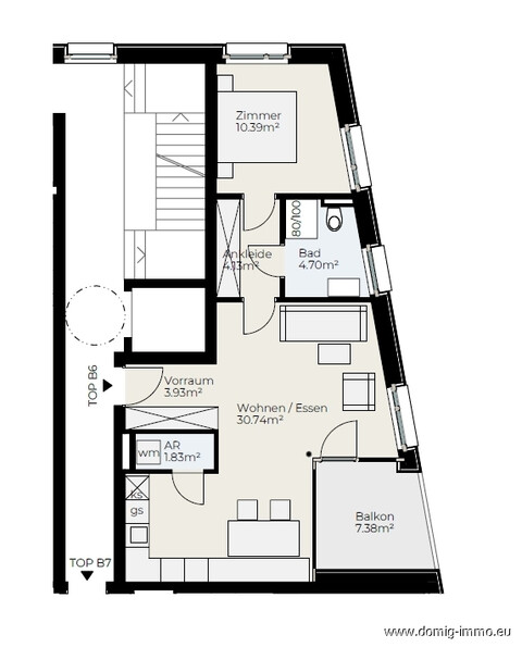 Provisionsfrei & förderbar – moderne Wohnung im Erstbezug in Rankweil | Haus B - TOP 6