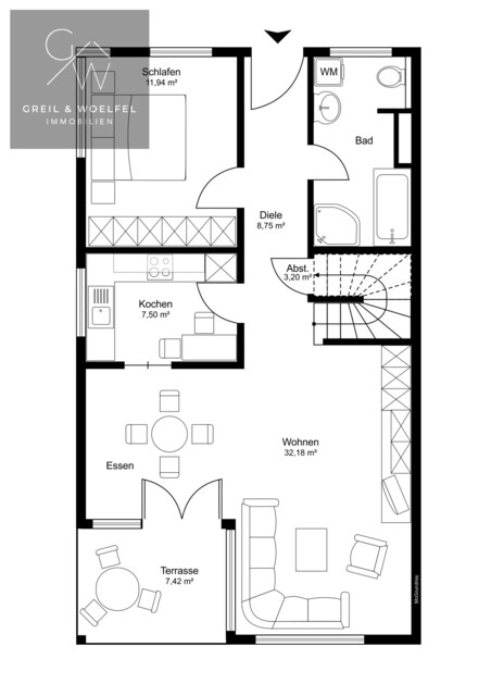 Exklusive Maisonette mit traumhafter Sonnenterrasse und Weitblick