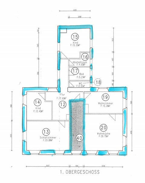 5-Zimmerwohnung  mit Pergola und Grünfläche - Eigennutzung oder Investment durch Zimmervermietung (Mitarbeiter)