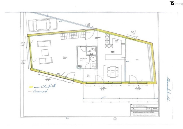 Gaissau: Außergewöhnliches Einfamilienhaus ca. 160 m² Wohnraum, Holz, Licht & Raum