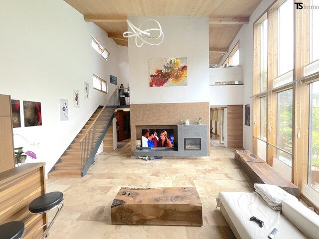 Gaissau: Außergewöhnliches Einfamilienhaus ca. 160 m² Wohnraum, Holz, Licht & Raum