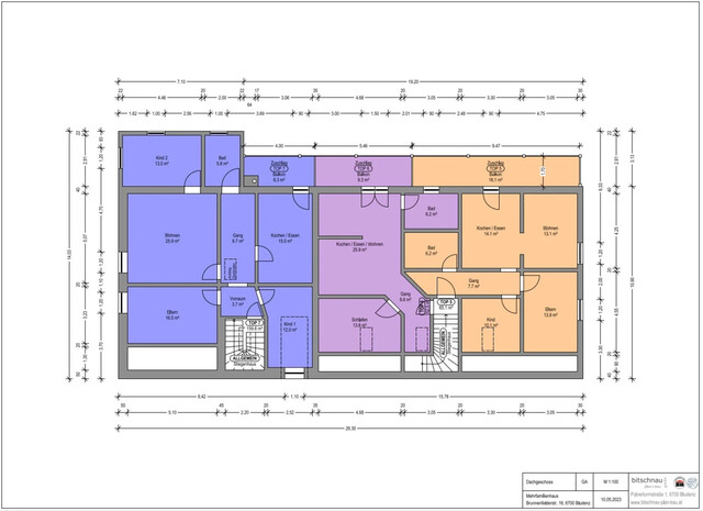 Dachgeschoss mit Alpenpanorama + 57m² Dachboden Ausbaupotenzial | Bludenz