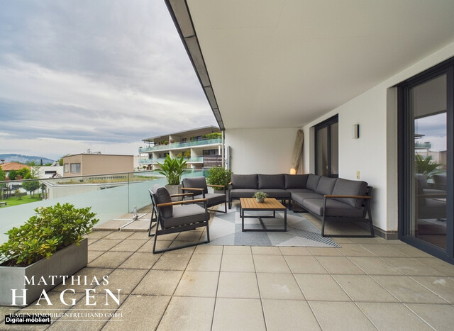 Tolle Terrassenwohnung mit Tiefgaragenplatz